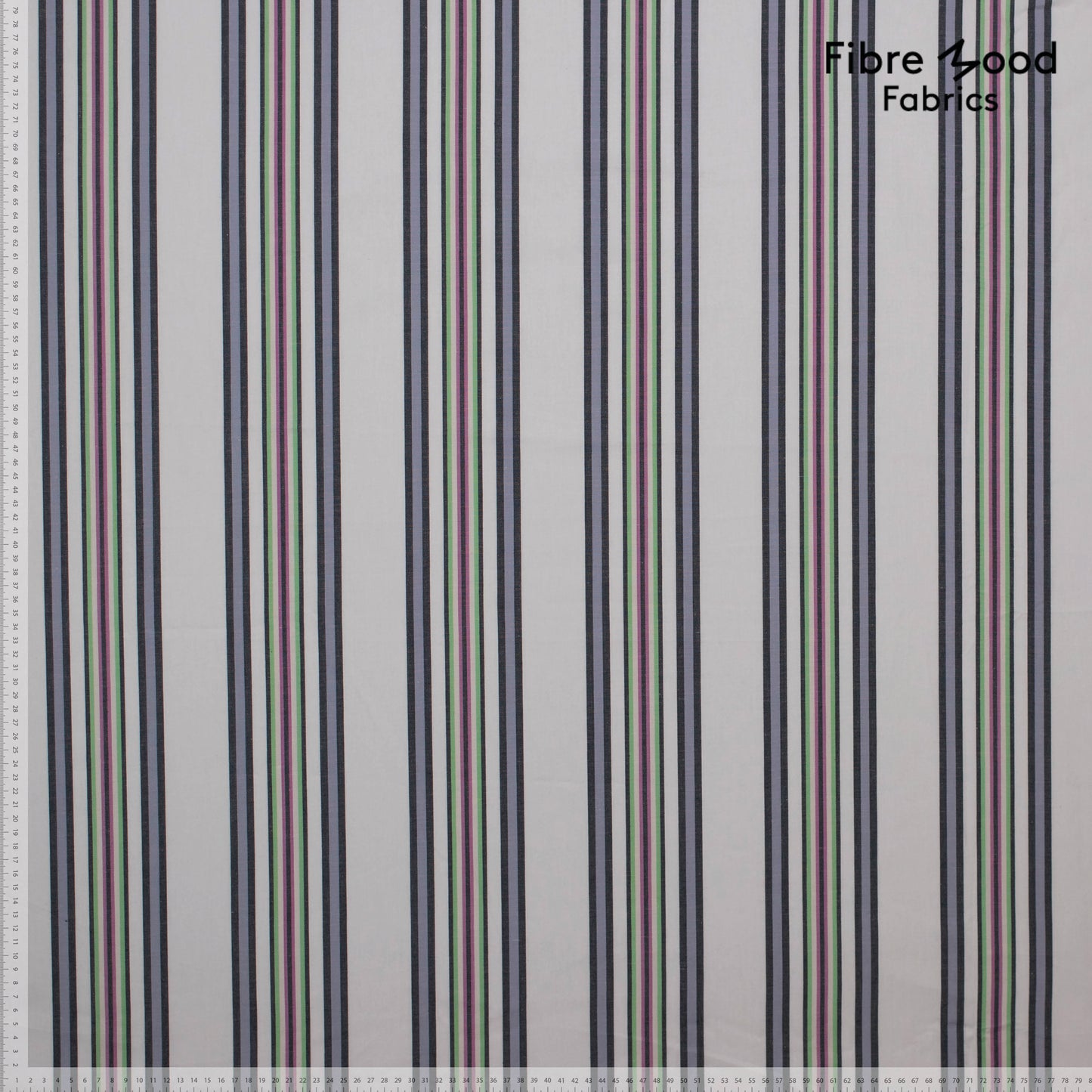 Baumwoll - Popeline gestreift